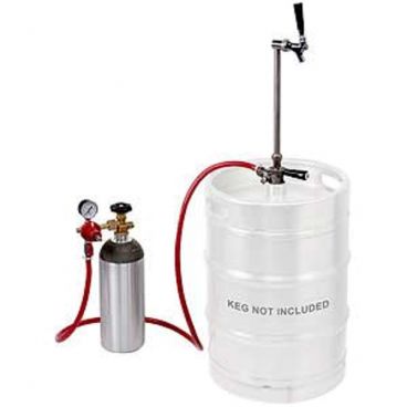 Micro Matic EZ-TAP Complete American Sankey D System Party Dispensing System With Chrome Plated Solid Brass Beer Faucet