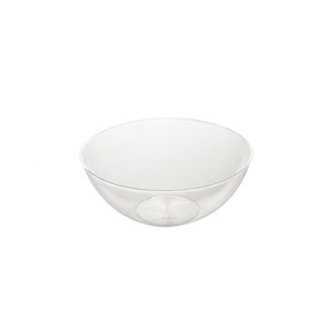 Fineline 3503-CL Platter Pleasers 60 oz. Clear Plastic Round Bowl