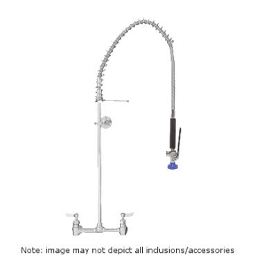Fisher 64793 Backsplash Mounted Pre-Rinse Faucet with Wall Bracket and 8" Centers