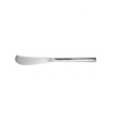 Fortessa 1.5.165.00.053 Stainless Steel Arezzo Butter Knife with Solid Handle, 7-1/5"