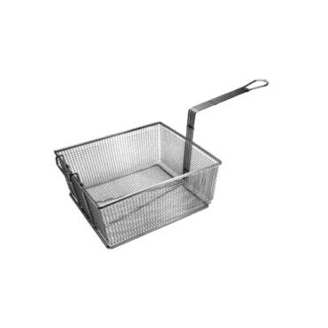 13" x 12 1/4" x 5 3/8" Fryer Basket with Front Hook