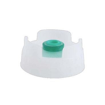 First In First Out "FIFO" Dispensing Cap for FIFO Thin Product Squeeze Bottles, Green Valve, Pack of 6