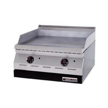 Garland ED-24G Designer Series 24" Electric Countertop Griddle w/ Side and Rear Splash Guards - 6.7 kW, 208/60/1