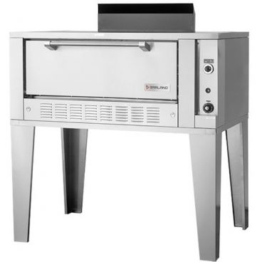 Garland / U.S. Range G2121 Natural Gas G2000 Series 55 1/4" Wide Single 12" High Steel Hearth With Removable Shelf Stainless Steel Deck-Style Roast Oven With Full-Width Door, 40,000 BTU