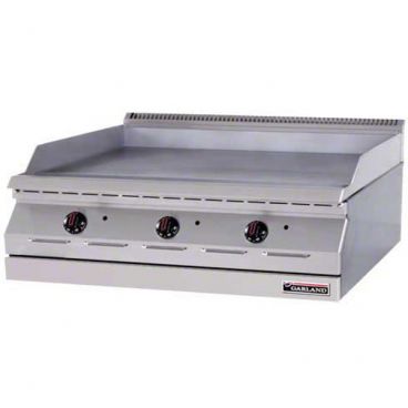 Garland / U.S. Range GD-36G Natural Gas Designer Series Countertop 36" Wide x 18" Deep Cooking Surface Stainless Steel Gas Griddle With Valve Controls, 60,000 BTU