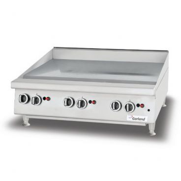 Garland / U.S. Range GTGG36-GT36M Liquid Propane 36" Wide HD Counter Series Heavy-Duty Countertop Stainless Steel Gas Griddle With Thermostatic Controls, 84,000 BTU