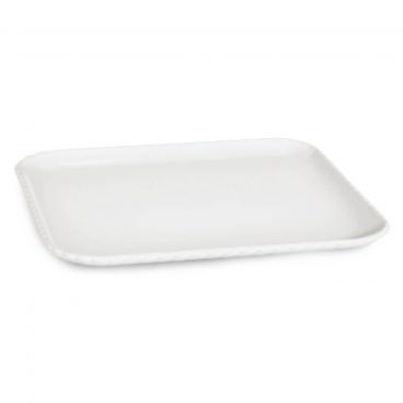 GET Enterprises HI-2009-CL 12" x 12" Clear Polycarbonate Rounded Square Plate - Mediterranean Collection