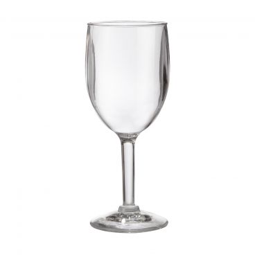 GET Enterprises SW-1404-1-SAN-CL 8-Ounce 2-3/4" Top Diameter Clear SAN Plastic Wine Glass, 7" Tall