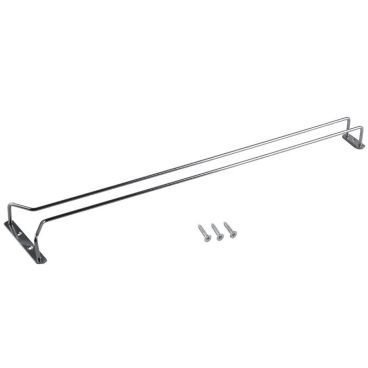 Winco GHC-24 24" Chrome Plated Glass Hanger Rack