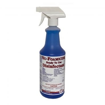 Glissen Nu-Foam 330032 1-Quart Nu-Foamicide RTU Ready-To-Use All-Purpose Disinfectant Spray