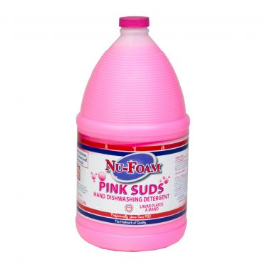 Glissen Nu-Foam 300163 One-Gallon Pink Suds Hand Dishwashing Liquid Detergent
