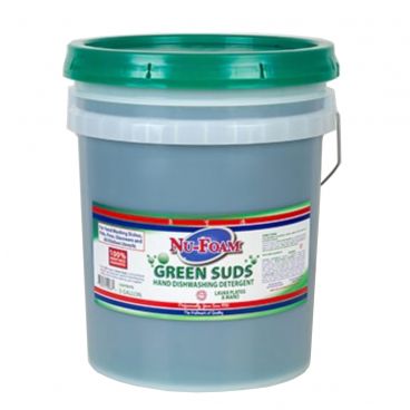 Glissen Nu-Foam 300562 Five-Gallon Green Suds Hand Dishwashing Liquid Detergent