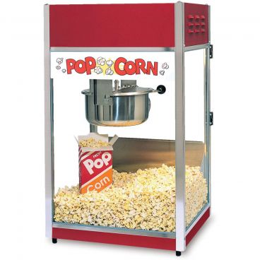 Gold Medal 2656 Ultra 60 Special 6 oz Kettle 19" Wide Countertop Electric Popcorn Machine With PowerOff Control And Heated Corn Deck, 120V 1300 Watts