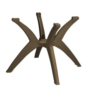 Grosfillex US850037 Bronze Mist Resin Y Leg Pedestal Table Base