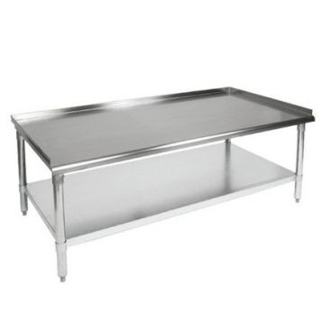 John Boos GS6-3024SSK Stainless Steel 24" x 30" Equipment Stand with Stainless Steel Undershelf