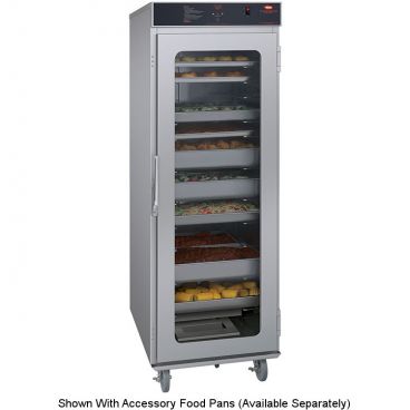 Hatco FSHC-17W1-120 Flav-R-Savor 17-Pan Full-Height 73" Tall Insulated Stainless Steel Humidified Holding And Proofing Cabinet With 1 Clear Lexan Door, 120V 1650 Watts