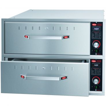 Hatco HDW-2B-120 Built-In Standard 2-Drawer Stainless Steel Insulated Warming Drawer With Thermostatic Controls, 120V 900 Watts