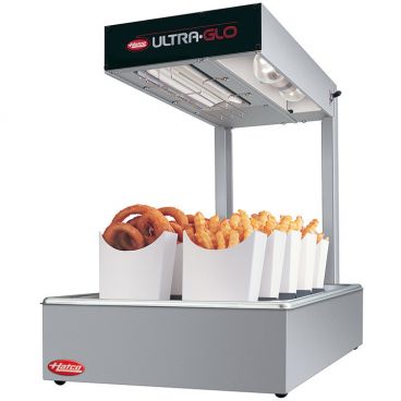 Hatco UGFFL-120-T Ultra-Glo Portable Strip Heater Foodwarmer / French Fry Warmer With Incandescent Display Lights And Top Ceramic Heat And Built-In Toggle Switch, 120V 870 Watts
