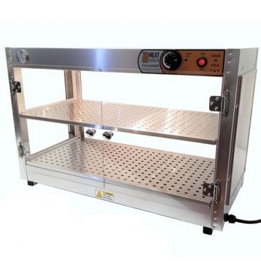 HeatMax 301520 Countertop Food Warmer Display Cabinet, 24" x 15" x 20", 120V, 420 Watts 