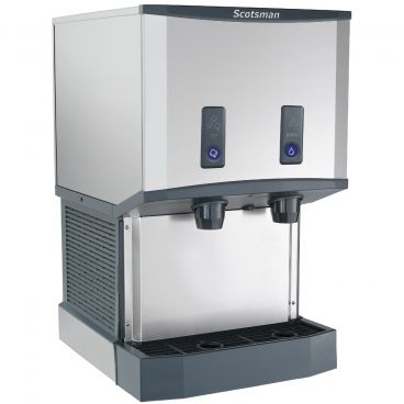 Scotsman HID525WB-1 Meridian Countertop 21-1/4" Wide Nugget Ice Water-Cooled Ice Machine And Water Dispenser, 500 lb/24 hr Ice Production, 25 lb Storage, 115V