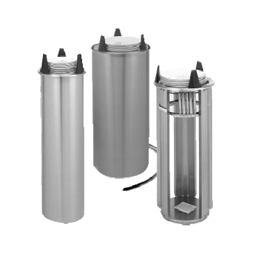 APW Wyott HL-5 8-1/4" Heated Tubular Drop-In Style Lowerator Dish Dispenser for 5" Diameter Dishware, 210 Watts