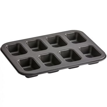 Winco HLF-8MN Carbon Steel 8 Compartment Mini Loaf Pan