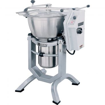 Hobart HCM450-61 Stainless Steel 45-Quart Vertical Cutter / Mixer With Cut-Mix Knife, Knead-Mix Attachment, Strainer Basket And Mixing Baffle Arm, 5 HP 200 Volts, 3-phase
