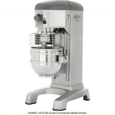 Hobart HL300C-1STD Legacy Correctional Model 30-Quart 3-Speed 3/4 HP All-Purpose Commercial Planetary Mixer With Bowl, Beater And Whip, 200-240 Volts, 3-phase