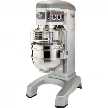 Hobart HL600-1STD Legacy 60-Quart 4-Speed 2.7 HP All-Purpose Commercial Planetary Mixer With Bowl, Beater, Whip And Dough Hook, 200-240 Volts, 3-phase/1-phase