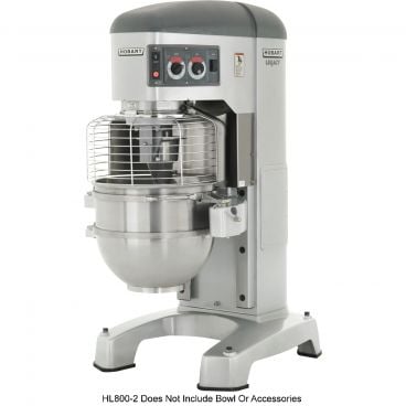 Hobart HL800-2 Legacy 80-Quart 4-Speed 3.0 HP All-Purpose Commercial Planetary Mixer Without Attachments, 380-460 Volts, 3-phase