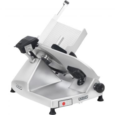 Hobart HS6N-1 HS Series Manual Burnished-Finish Heavy-Duty Meat Slicer With 13" CleanCut Non-Removable Knife And 1/2 HP Motor, 120 Volts, 1-phase