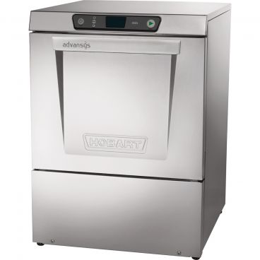 Hobart LXER-2 LXe Advansys Energy Recovery High-Temp Sanitizing 30 Racks Per Hour Stainless Steel Undercounter Dishwasher, 120/208-240(3W) Volts, 1-phase