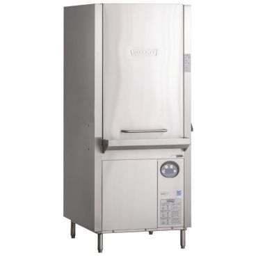 Hobart PWV-1 Vertical Door 12 Pan Capacity Pot Pan and Utensil Washer With Spray Wand And SenseATemp Booster Heater 208 to 240 Volts