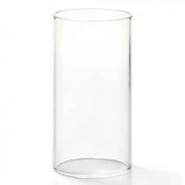 Hollowick 73C Clear Glass 4-5/8" x 2-7/16" Cylinder Globe for Rondo Bases