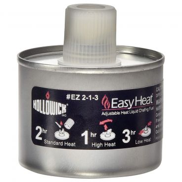 Hollowick EZ 2-1-3 Easy Heat 3.6 Oz Adjustable Heat Chafing Fuel