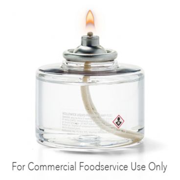 Hollowick HD30 Clear Plastic Tall 30 Hour Liquid Tealight Disposable Fuel Cell - For Commercial Food Service Use Only