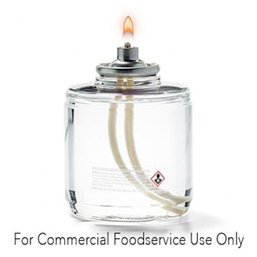 Hollowick HD50 Clear Plastic 50 Hour Liquid Votive Disposable Fuel Cell - For Commercial Food Service Use Only