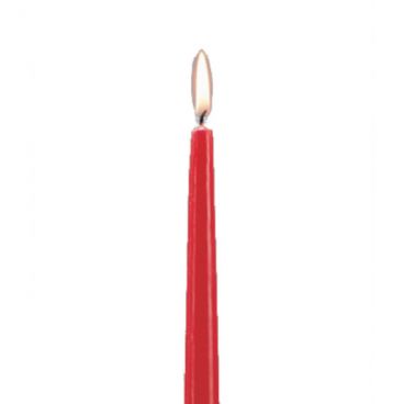 Hollowick TP10R-12DZ Red Select Wax 10 Inch Taper Candle