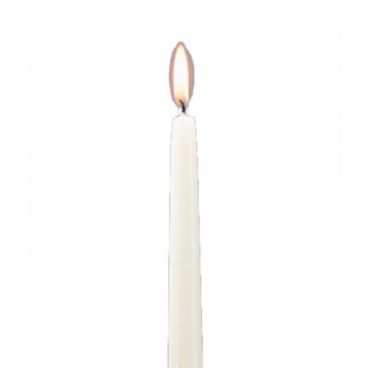 Hollowick TP10I-12DZ Ivory Select Wax 10 Inch Taper Candle