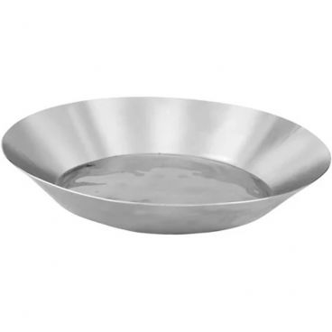 Winco HPR-10 10 1/4" Stainless Steel Round Display Tray