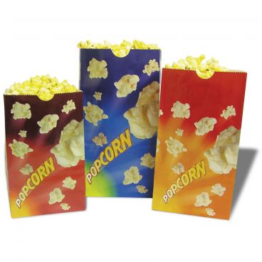 Winco Benchmark 41230 Popcorn Butter Bags Popcorn Supplies 130 oz. Green