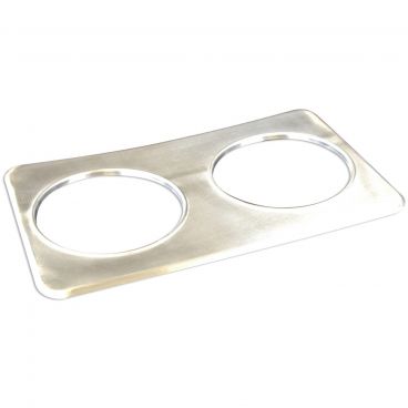 Winco Benchmark 56749 Stainless Steel Adaptor Plate 8-3/8" Two Holes