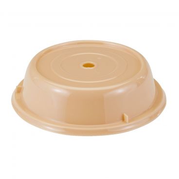 Cambro 901CW133 Beige 9-5/16 Inch Round Polycarbonate Camwear Camcover Plate Cover