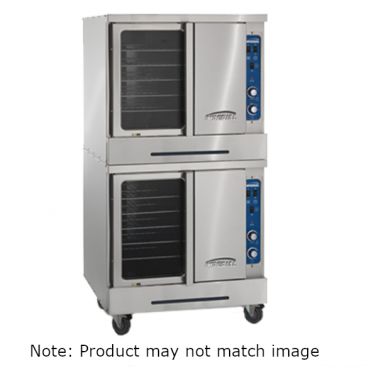 Imperial PCVE-2 Double Deck Electric Convection Oven, Standard Depth, 208v/60/1ph
