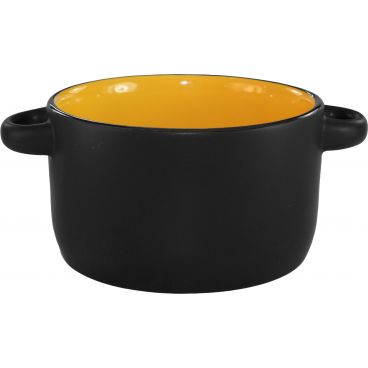 International Tableware ITN-83567-2900/05MF-05C 12-1/2 Oz Hilo Matte Black Bistro Soup Bowl
