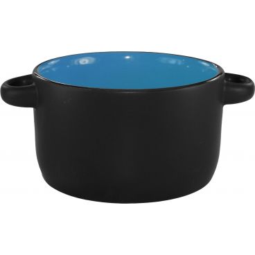 International Tableware ITN-83567-2903/05MF-05C 12-1/2 Oz Hilo Matte Black Bistro Soup Bowl