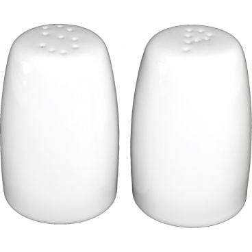 International Tableware - ITN-CPS-P-02 - European White Salt and Pepper Shakers