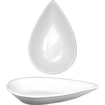 International Tableware - ITN-FAW-55 - 3 1/2 Oz White Tear Drop Bowl