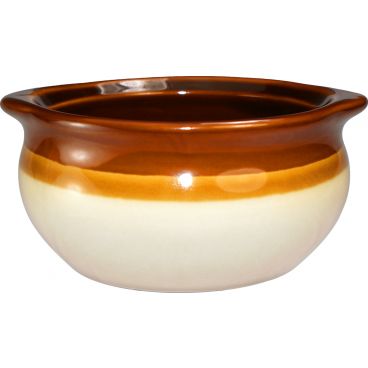 International Tableware - ITN-OSC-15 - 12 Oz Caramel/beige Soup Crock