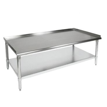 John Boos GS6-3015SSK Stainless Steel 15" x 30" Equipment Stand with Stainless Steel Undershelf